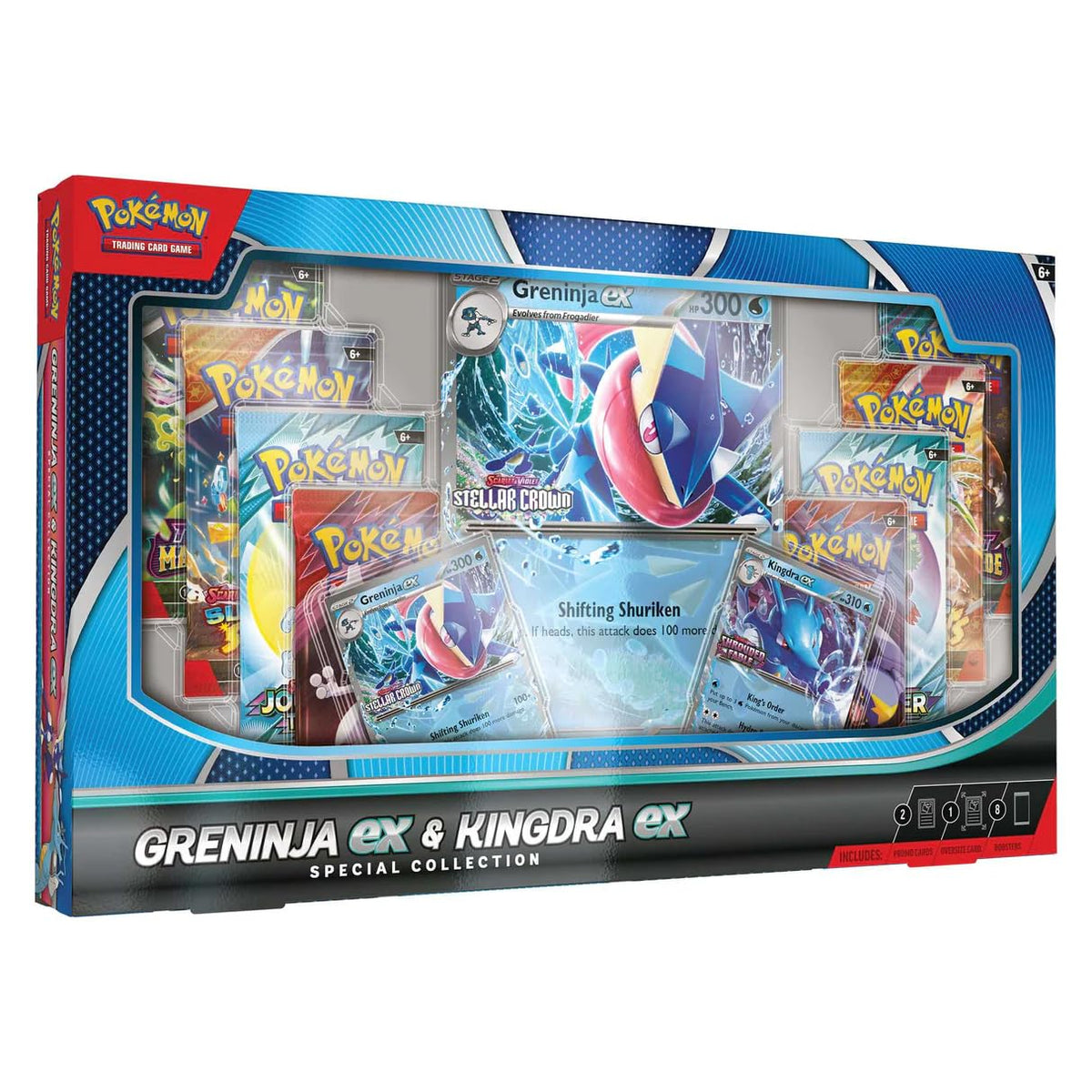 Pokemon TCG 8 Packs Promo Cards Special Collection Box R90508