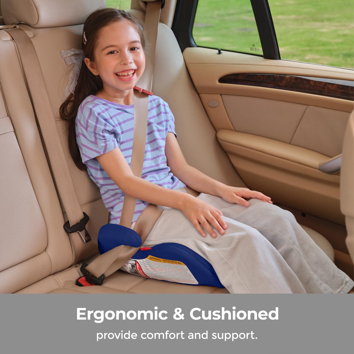 Backless Booster Car Seat, 40-100 lbs G4111