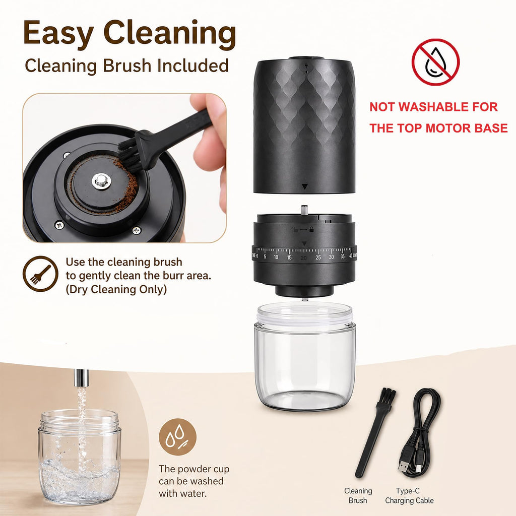 Cordless Burr Coffee Grinder A66495