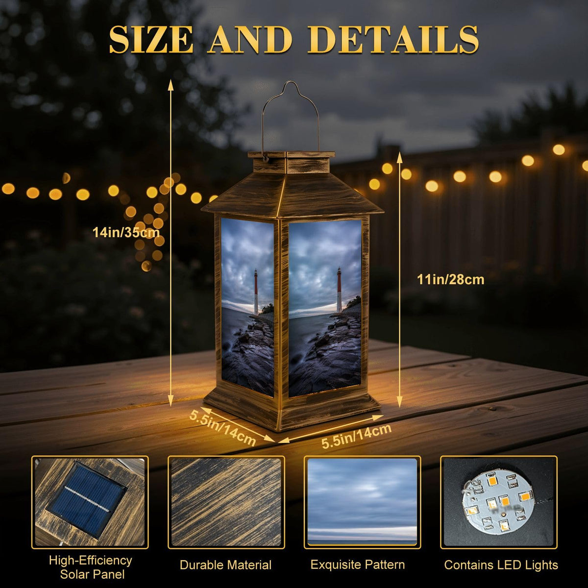 Waterproof LED Solar Lantern C859268