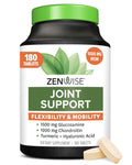 Joint Support Supplement with Glucosamine Chondroitin MSM Curcumin 180 Count Q8679