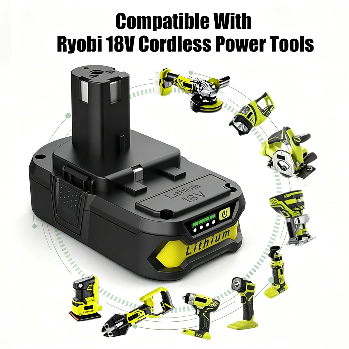 2Pack 4.0Ah Lithium Battery and Charger Combo L54194