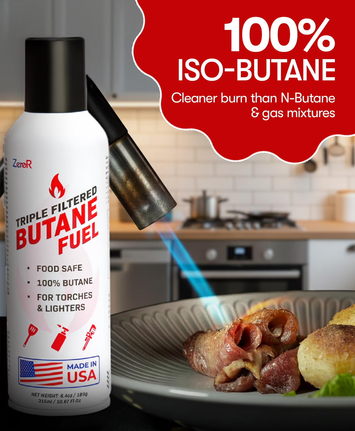 Butane Fuel Refill 10.67 fl oz 12 Cans R38926
