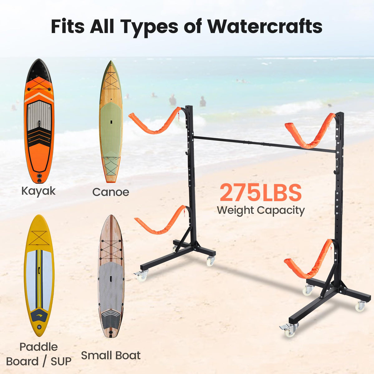 Freestanding Kayak Storage Rack T962