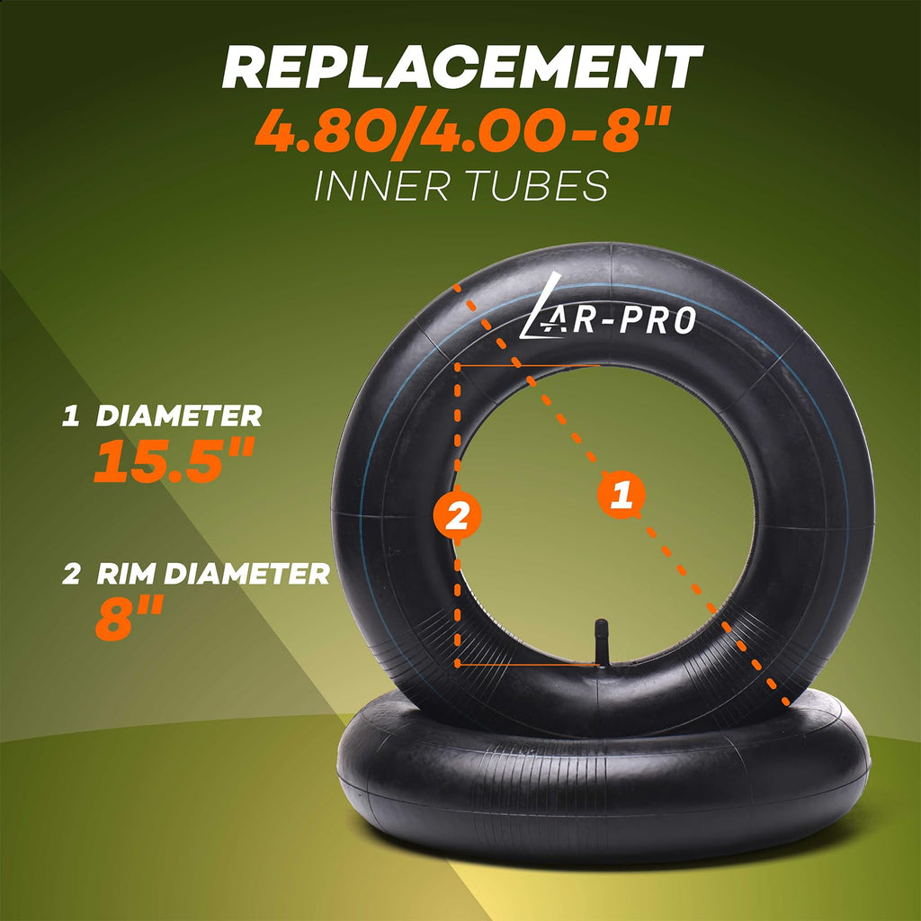 4.80/4.00-8" Inner Tube with TR-13 Straight Valve Stem (4-Pack) D698802