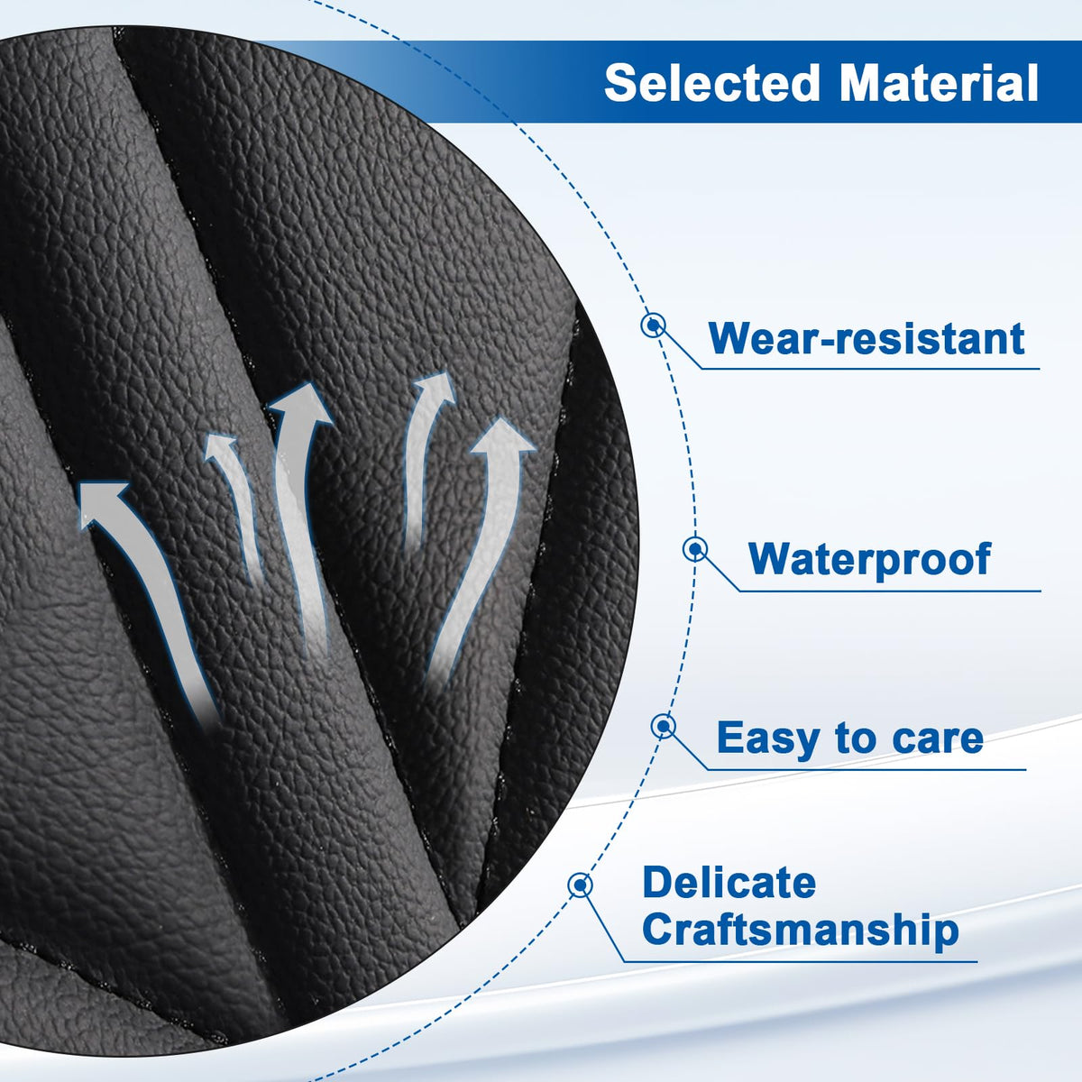 Waterproof Car Seat Covers Set of 5 B127