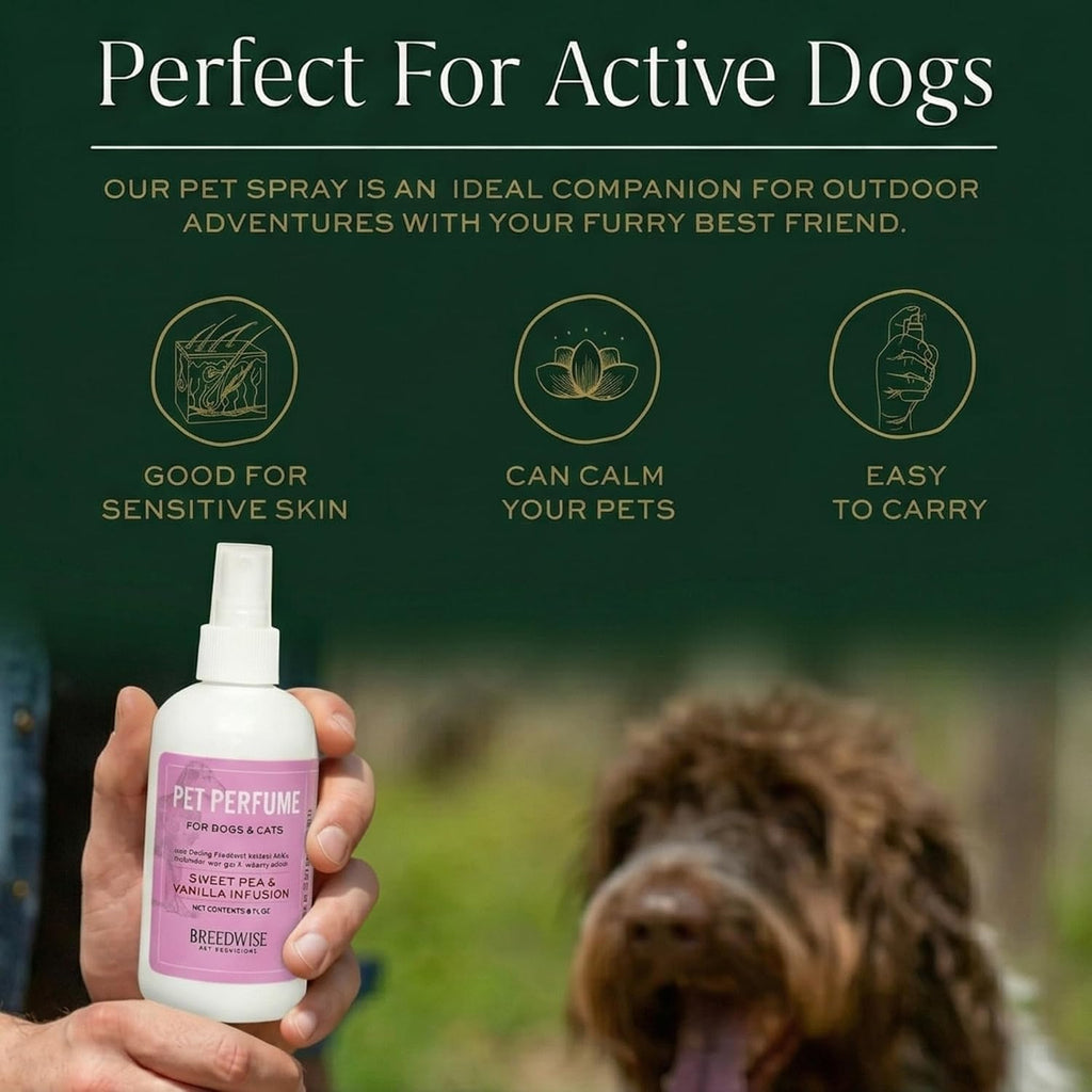 Sweet Pea & Vanilla Dog Perfume Spray 8 Oz Q214