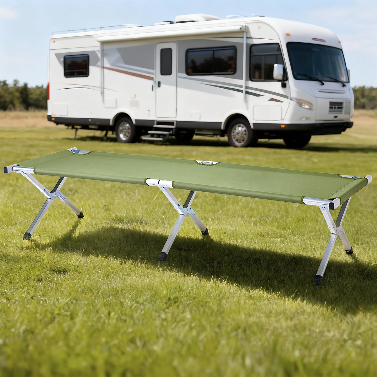 Folding Camping Cot with Carry Bag P191