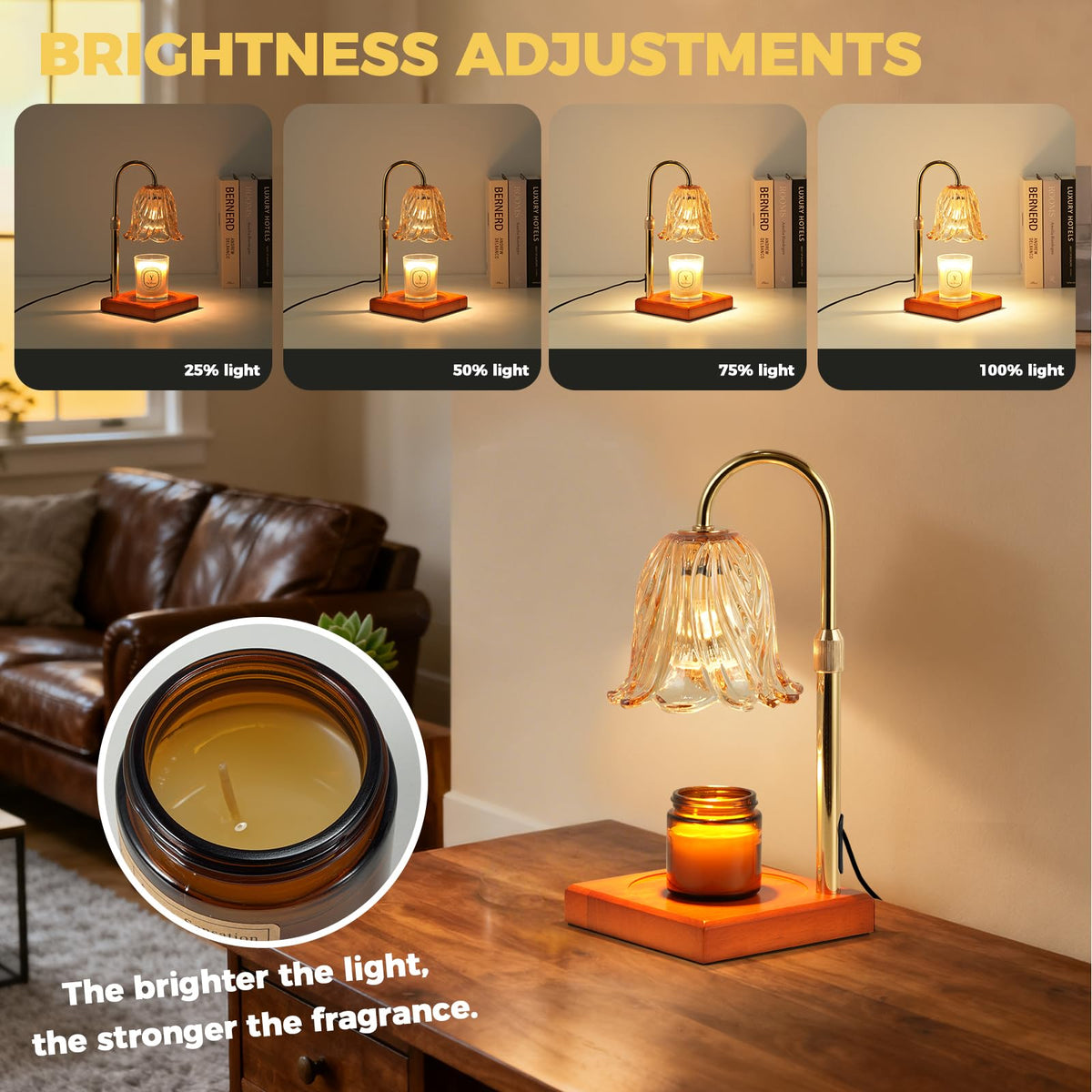 Candle Warmer Lamp with Timer O657022