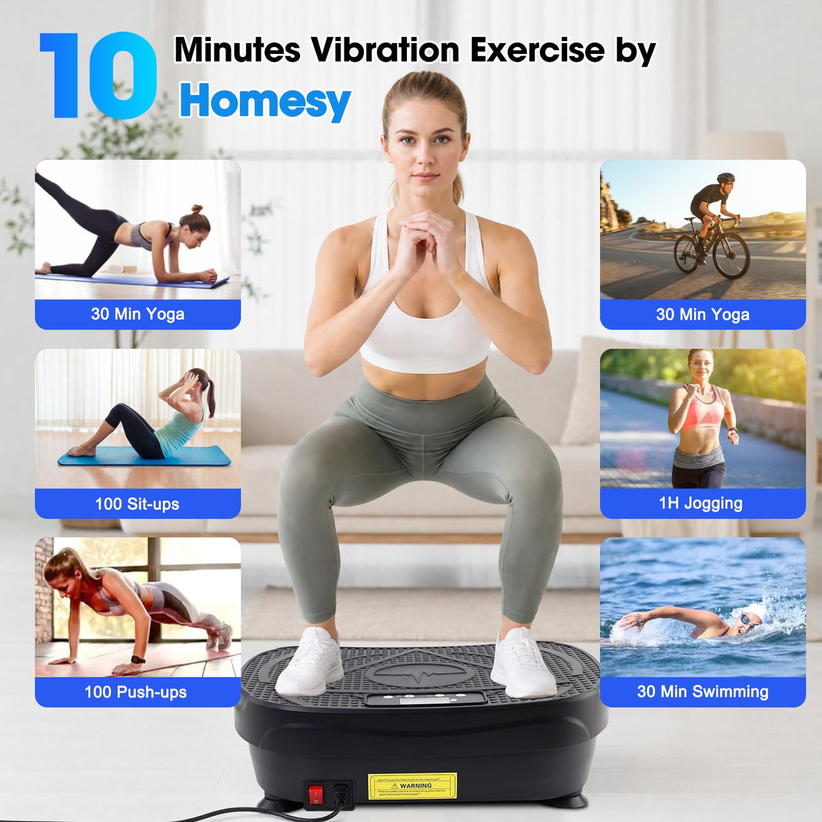 Vibration Plate Exercise Machine V9099