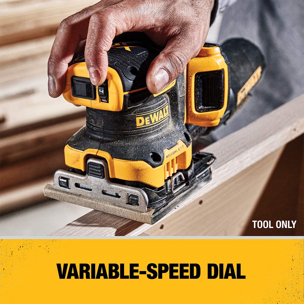 20V MAX Cordless Variable Speed 1/4 Sheet Sander U684