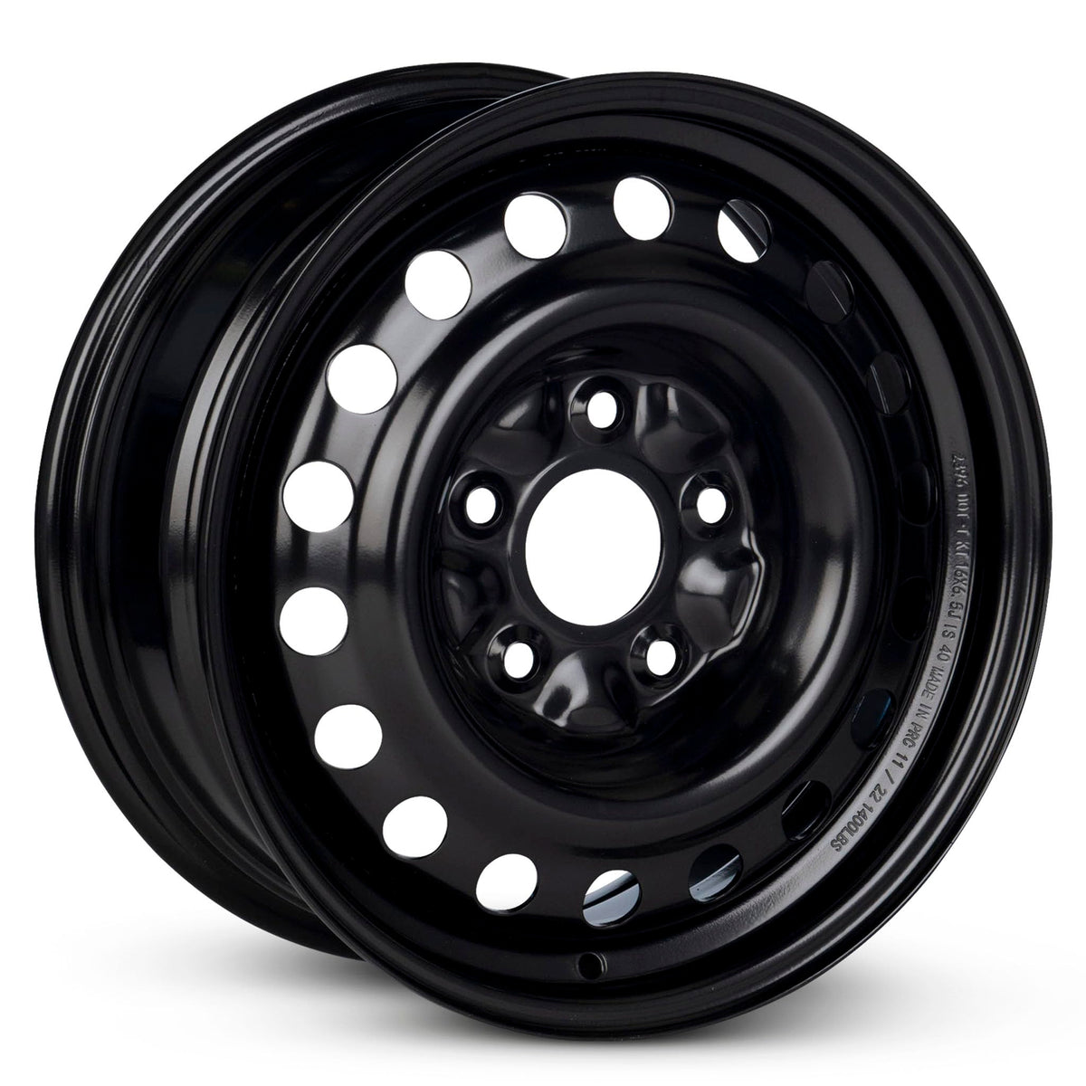 16 Inch Painted Black Van Wheel C809