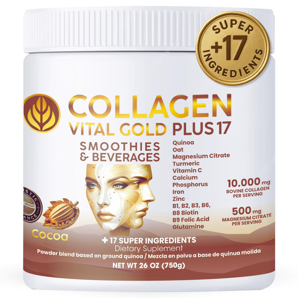 Collagen Peptides Powder Cocoa Flavor 26 oz D6836