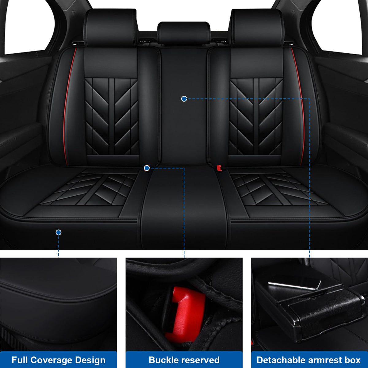 Waterproof Car Seat Covers Set of 5 B127