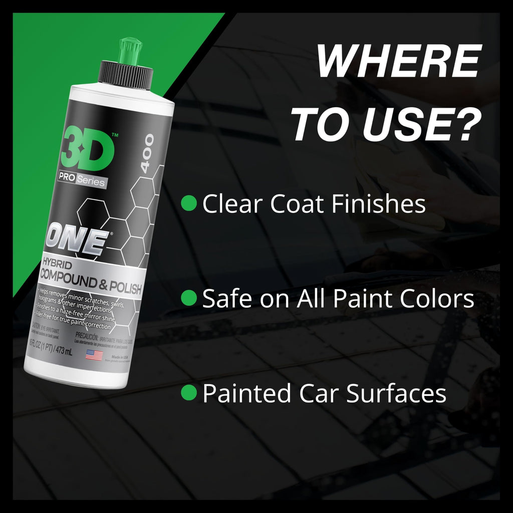 Car Scratch & Swirl Remover Rubbing Compound & Polish 32oz J436