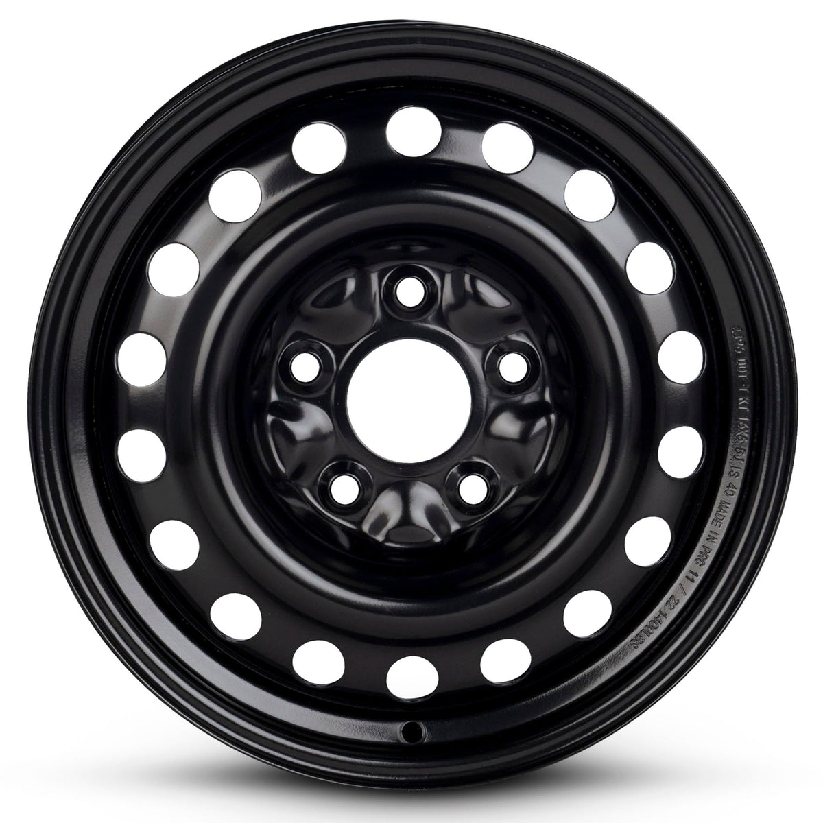 16 Inch Painted Black Van Wheel C809