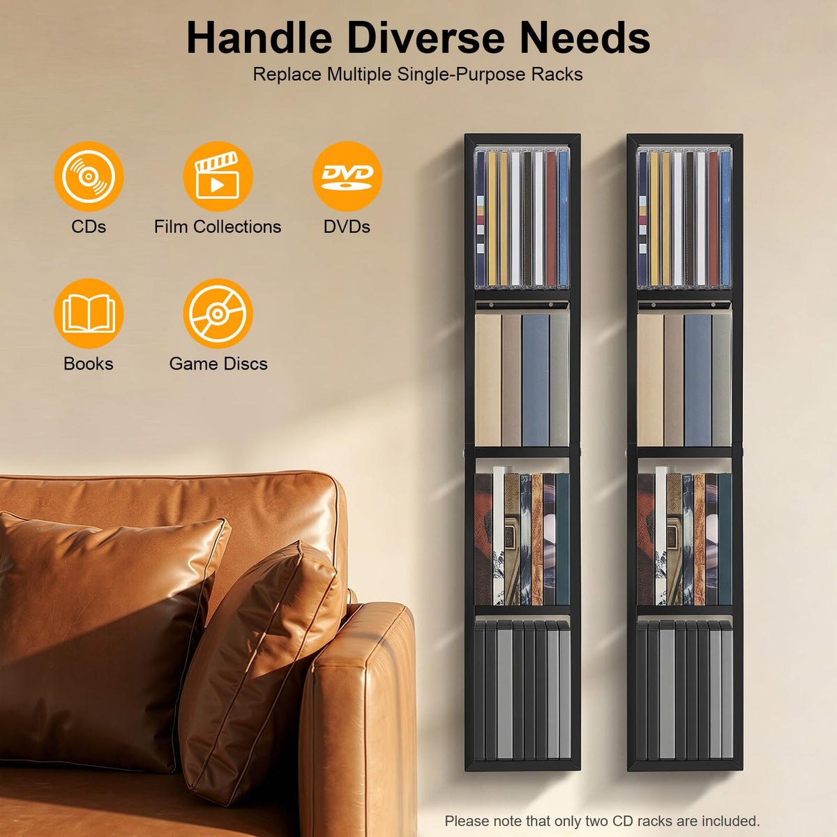 34 Inch DVD Shelves B4213
