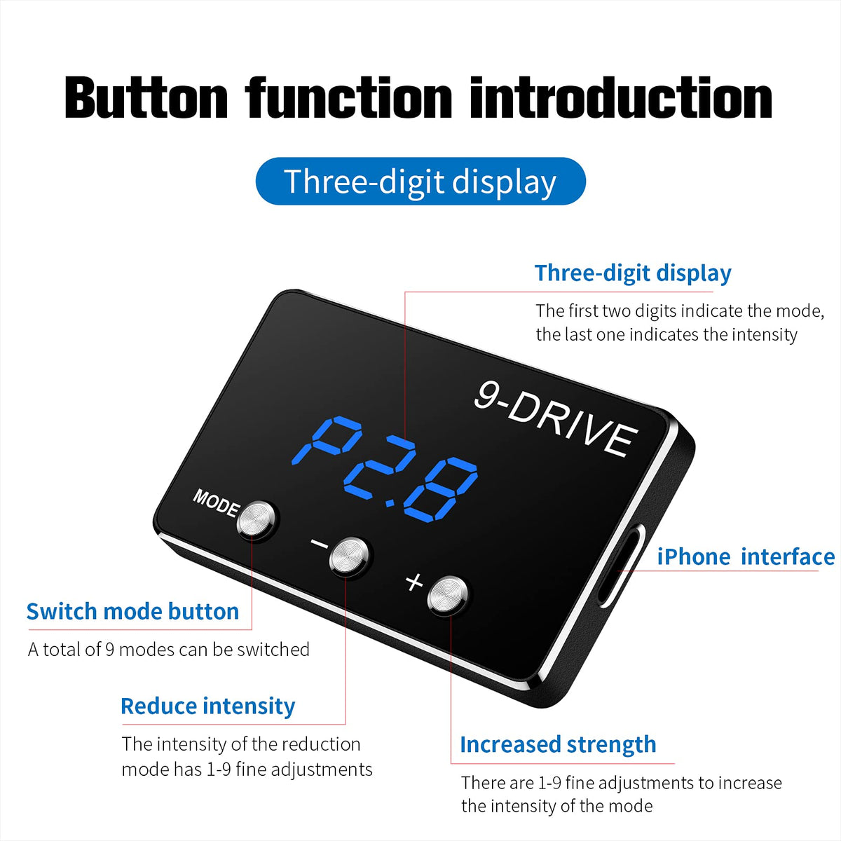 9 Drive Modes Electronic Accelerator Z7949