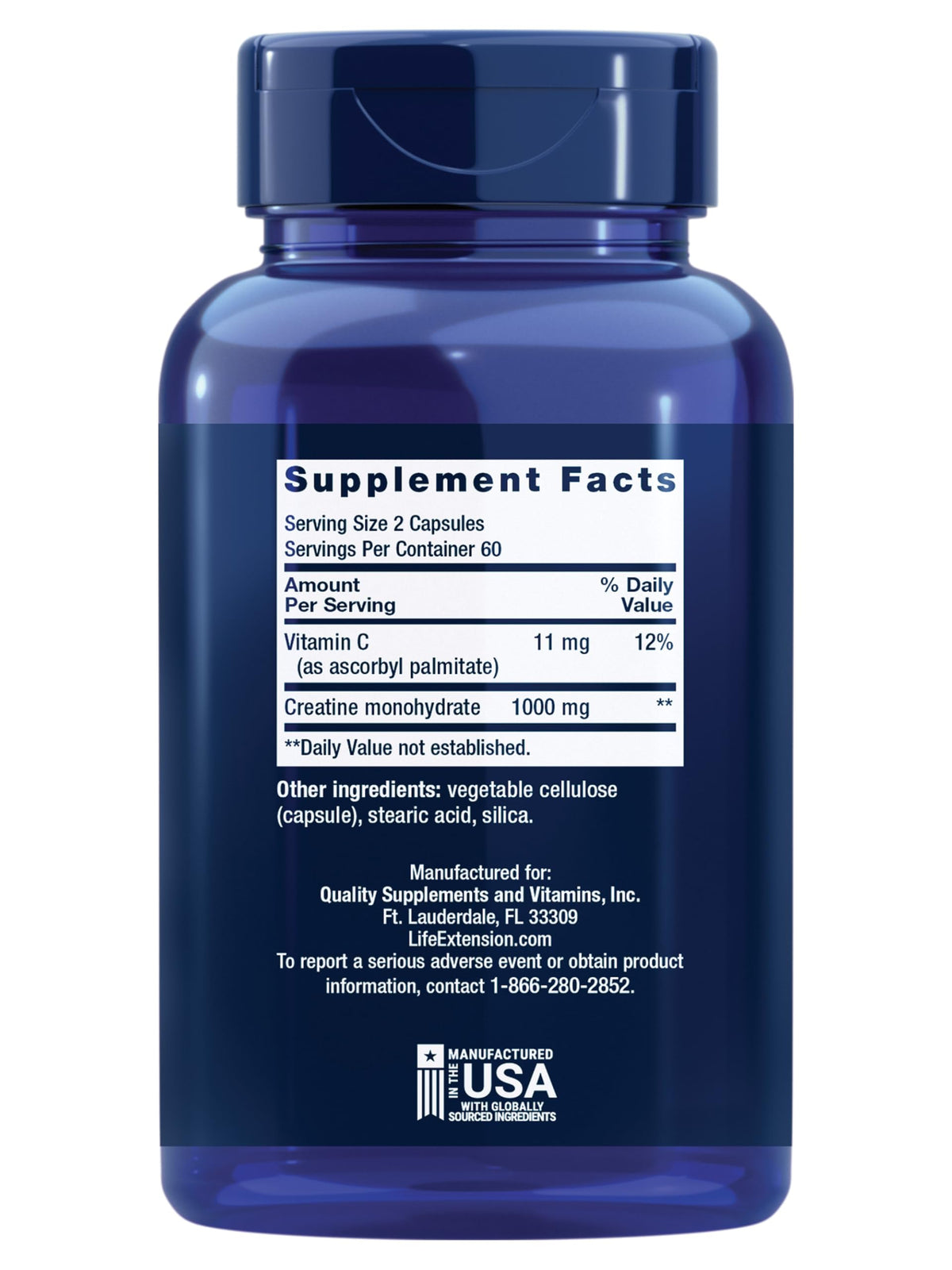 Creatine Monohydrate 120 Capsules R508