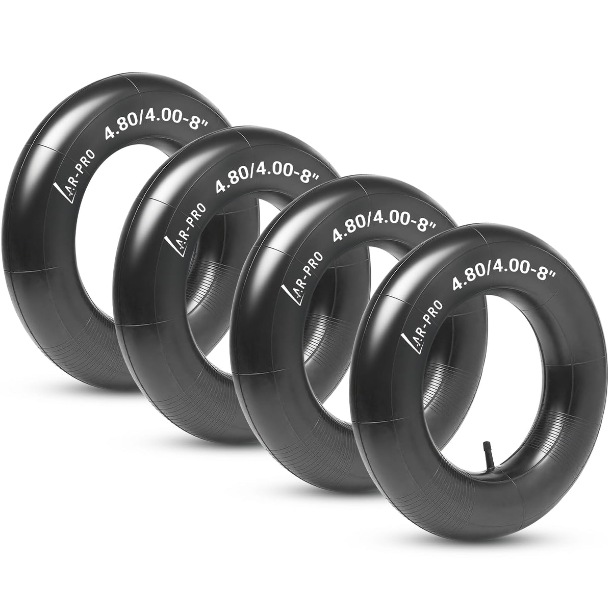 4.80/4.00-8" Inner Tube with TR-13 Straight Valve Stem (4-Pack) D698802