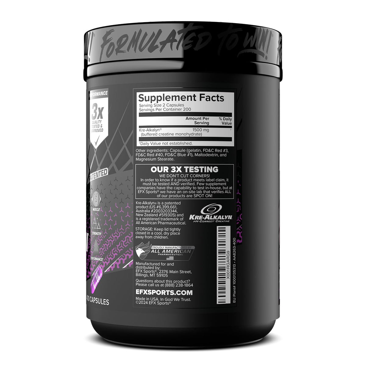 Creatine Monohydrate Capsules O298419