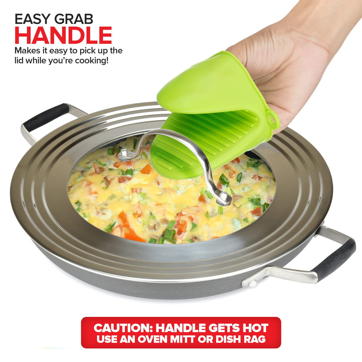 Tempered Glass Universal Lid for Pots & Pans M103