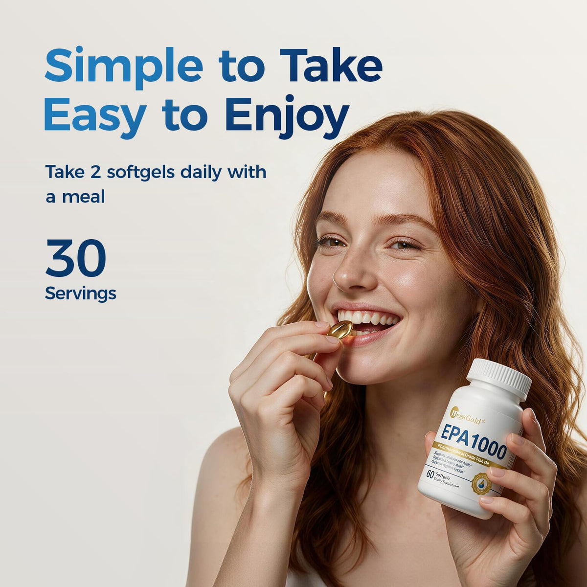 Omega 3 Fish Oil 1000mg Mini Softgels 60 Count G671