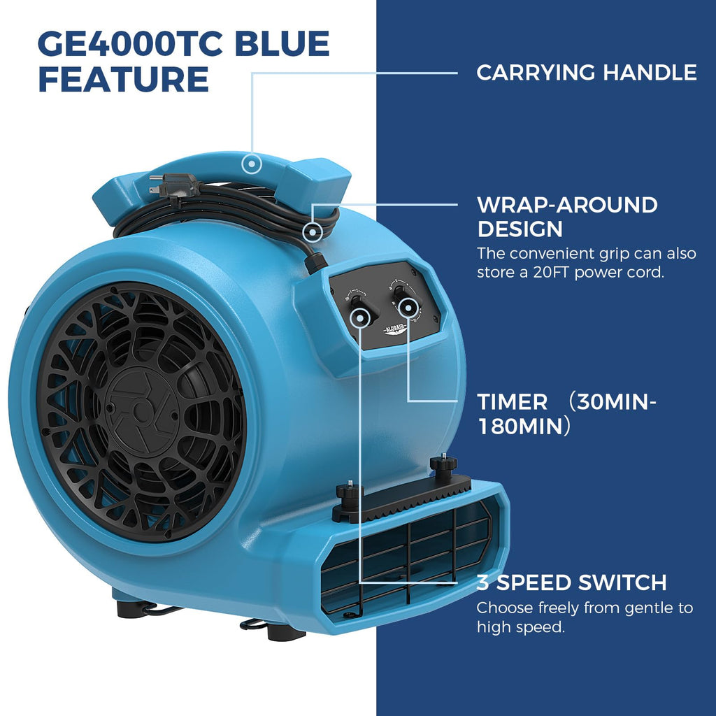 3 Speed Floor Drying Fan J88243