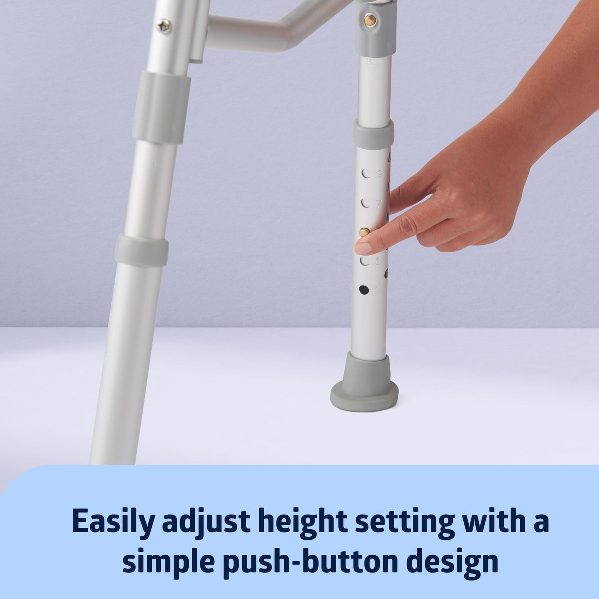 Adjustable Transfer Bench with Slip-resistant Feet Z3149