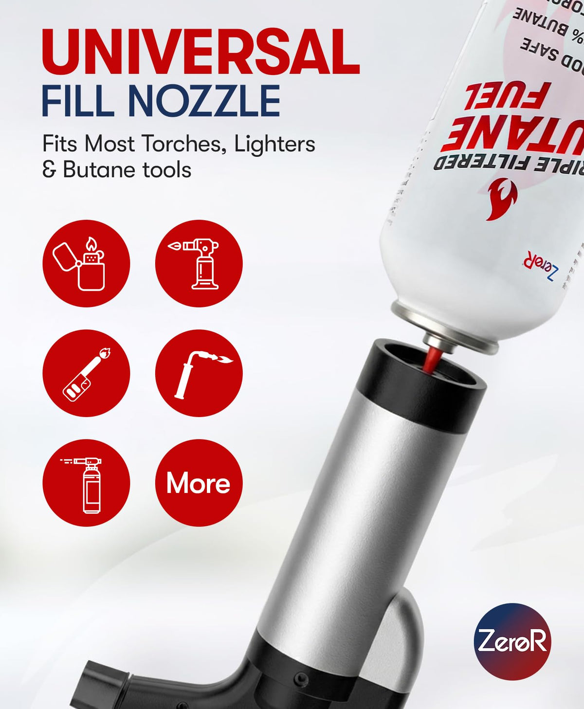 Butane Fuel Refill 10.67 fl oz 12 Cans R38926