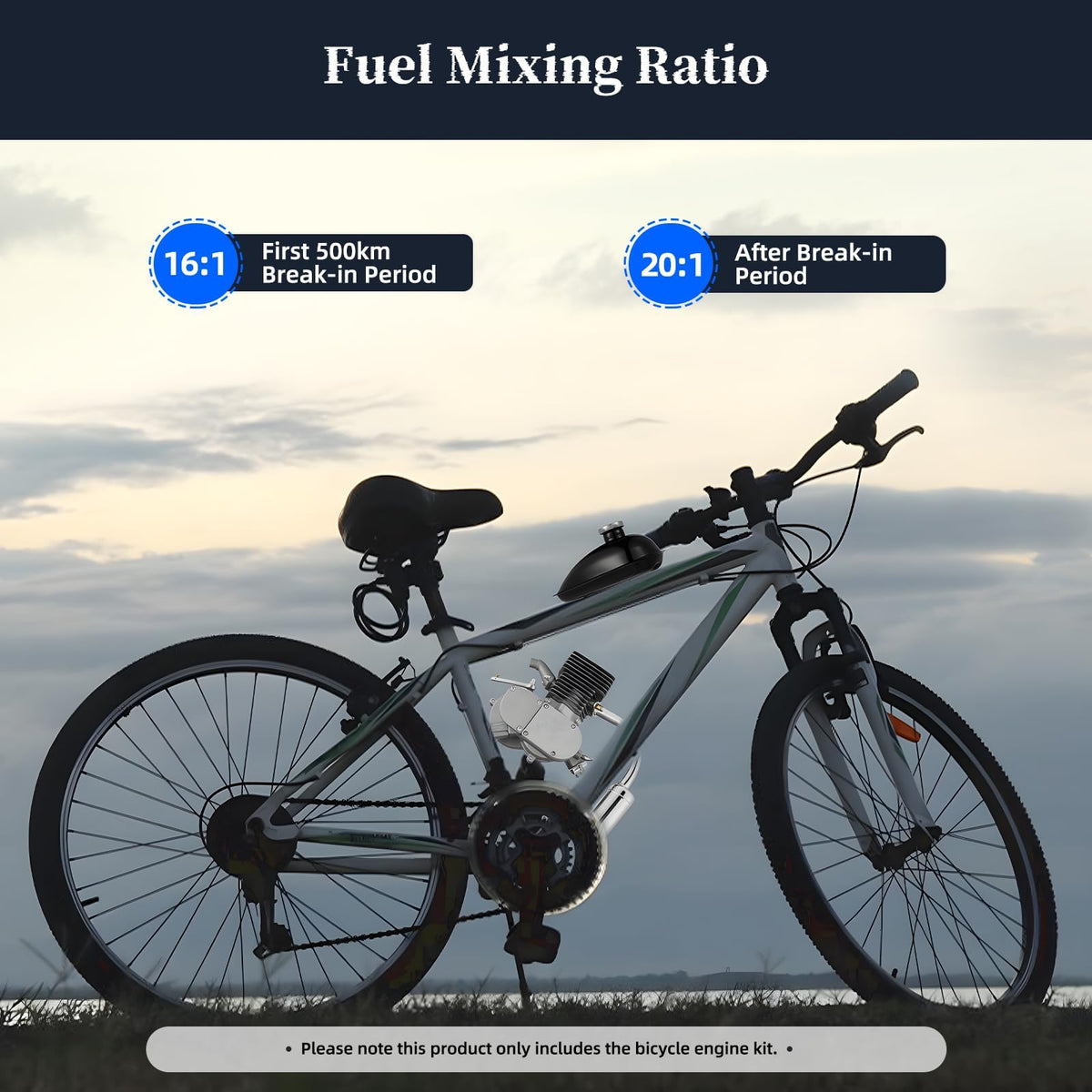2 Stroke Bicycle Engine Kit with 36 Tooth Sprocket L8937