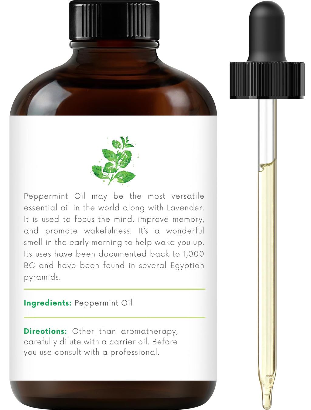 100% Pure & Natural Orange, Lavender, Peppermint Essential Oil Blend 4 Fl. Oz M236