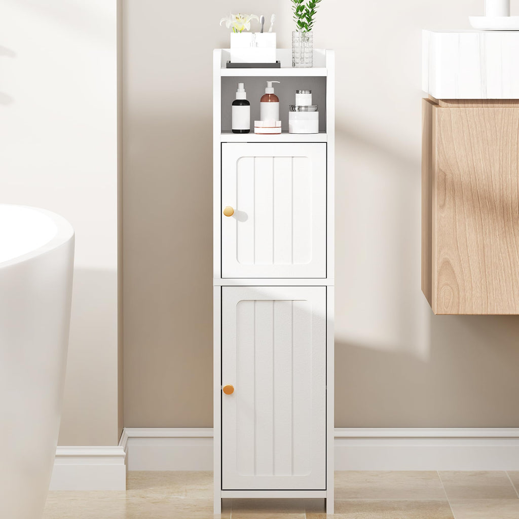 Small 2 Doors Narrow Bathroom Storage Cabinet A338779