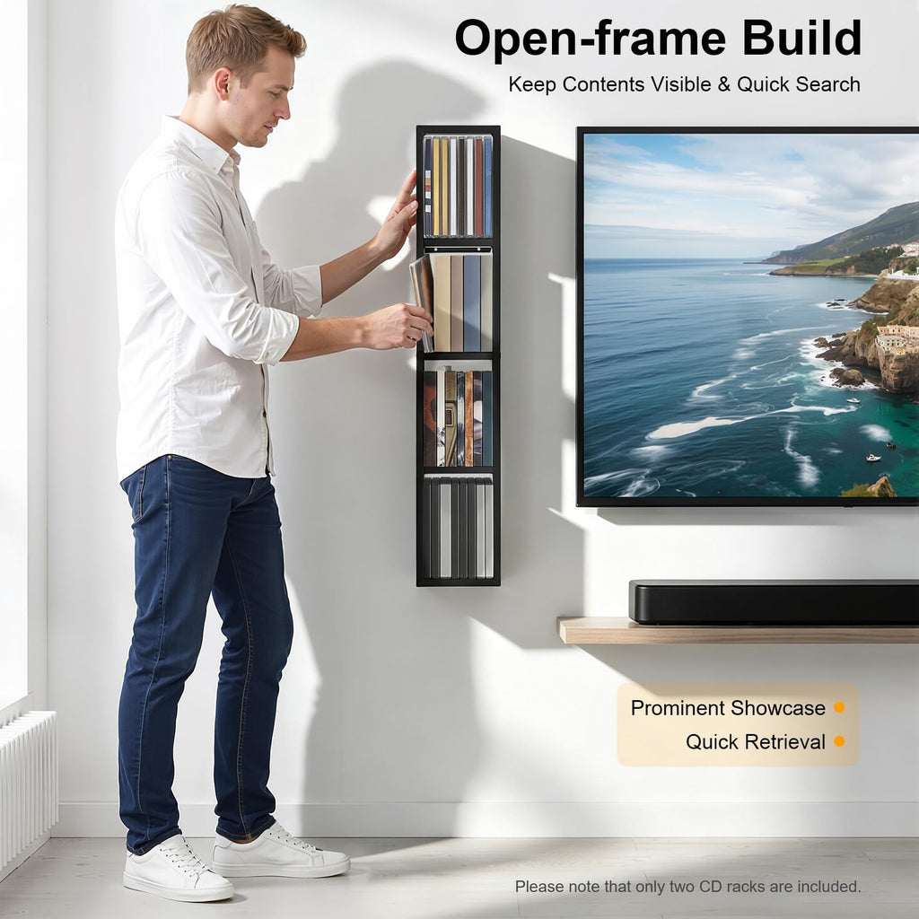 34 Inch DVD Shelves B4213