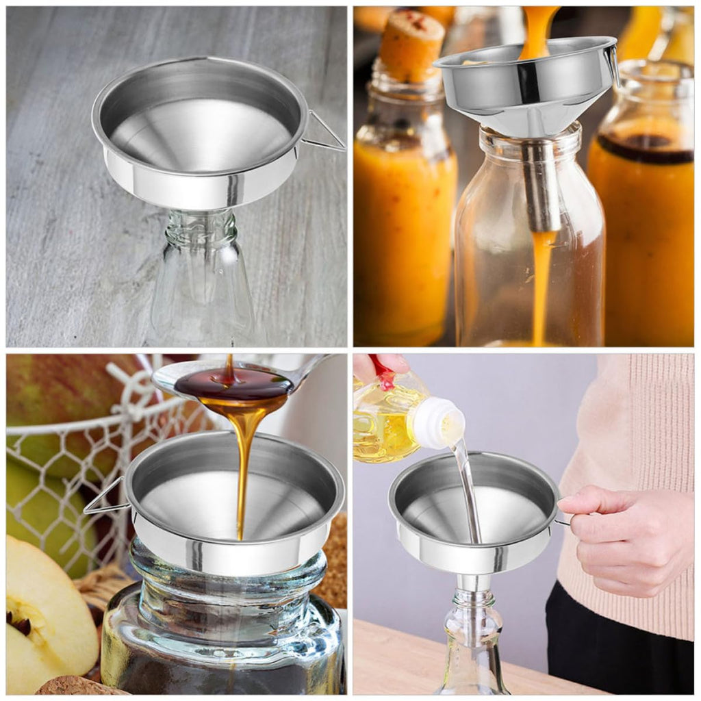 Stainless Steel Funnel Set V8367