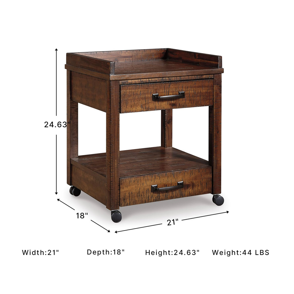 Rolling Printer Stand with Storage L5561