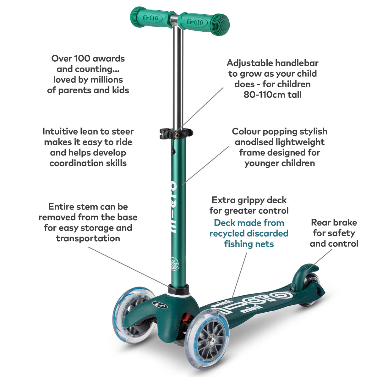 3-Wheel Kids Scooter K2830