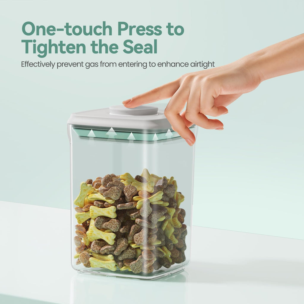 Airtight Treat Jar Container 2PC BPA-Free Z1022