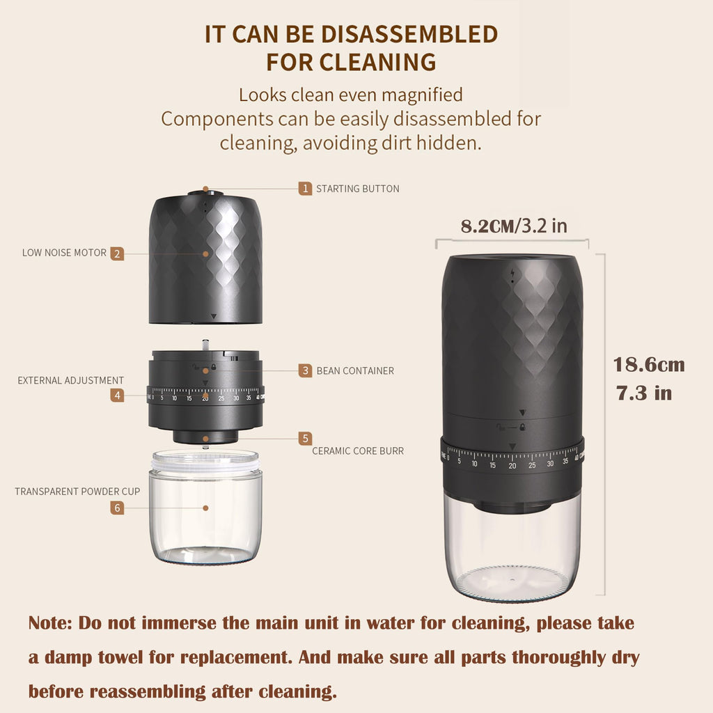 Cordless Burr Coffee Grinder A66495