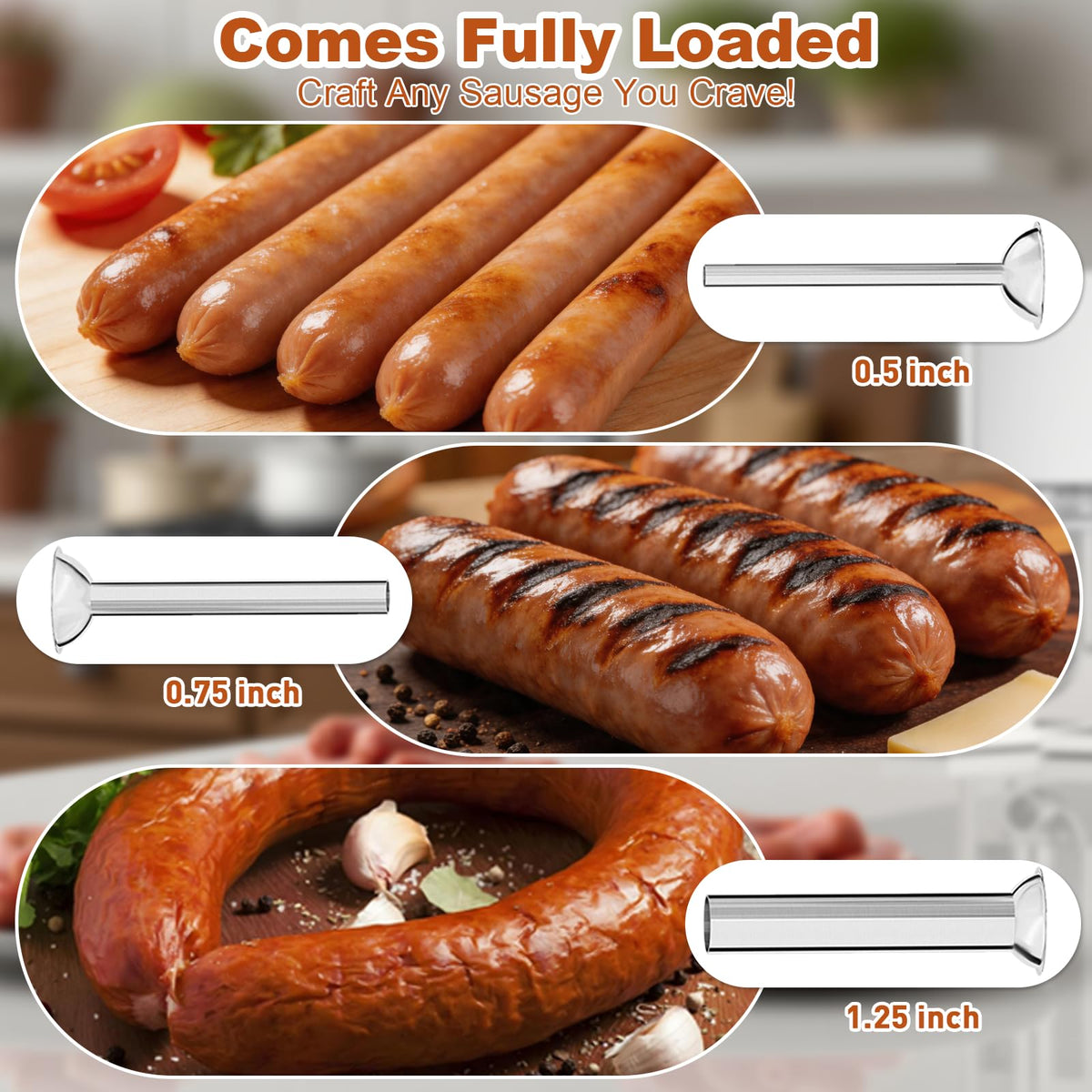 4 LB Vertical Electric Sausage Stuffer Q547858