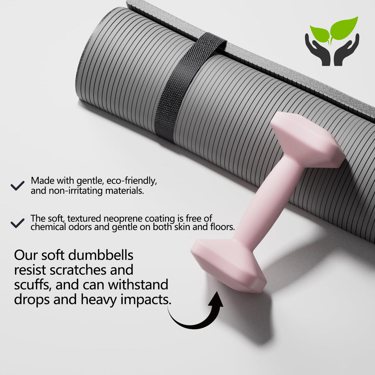 Neoprene-Coated Dumbbells Set of Two P778