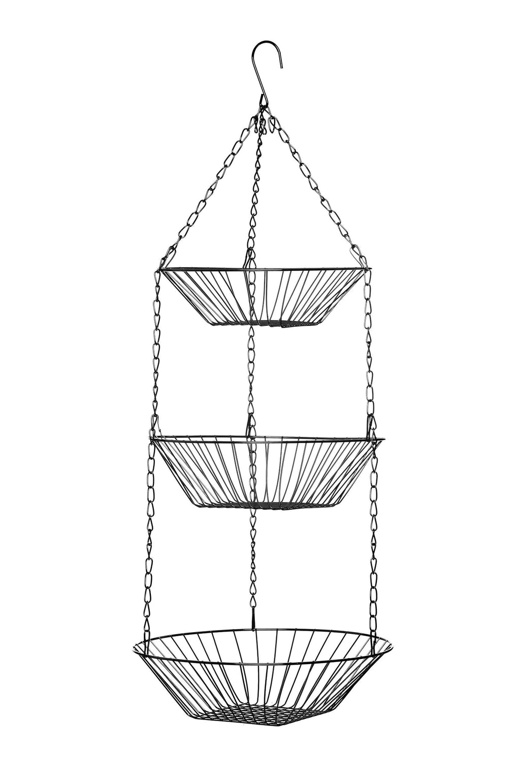 3-Tier Chrome Hanging Baskets O971163