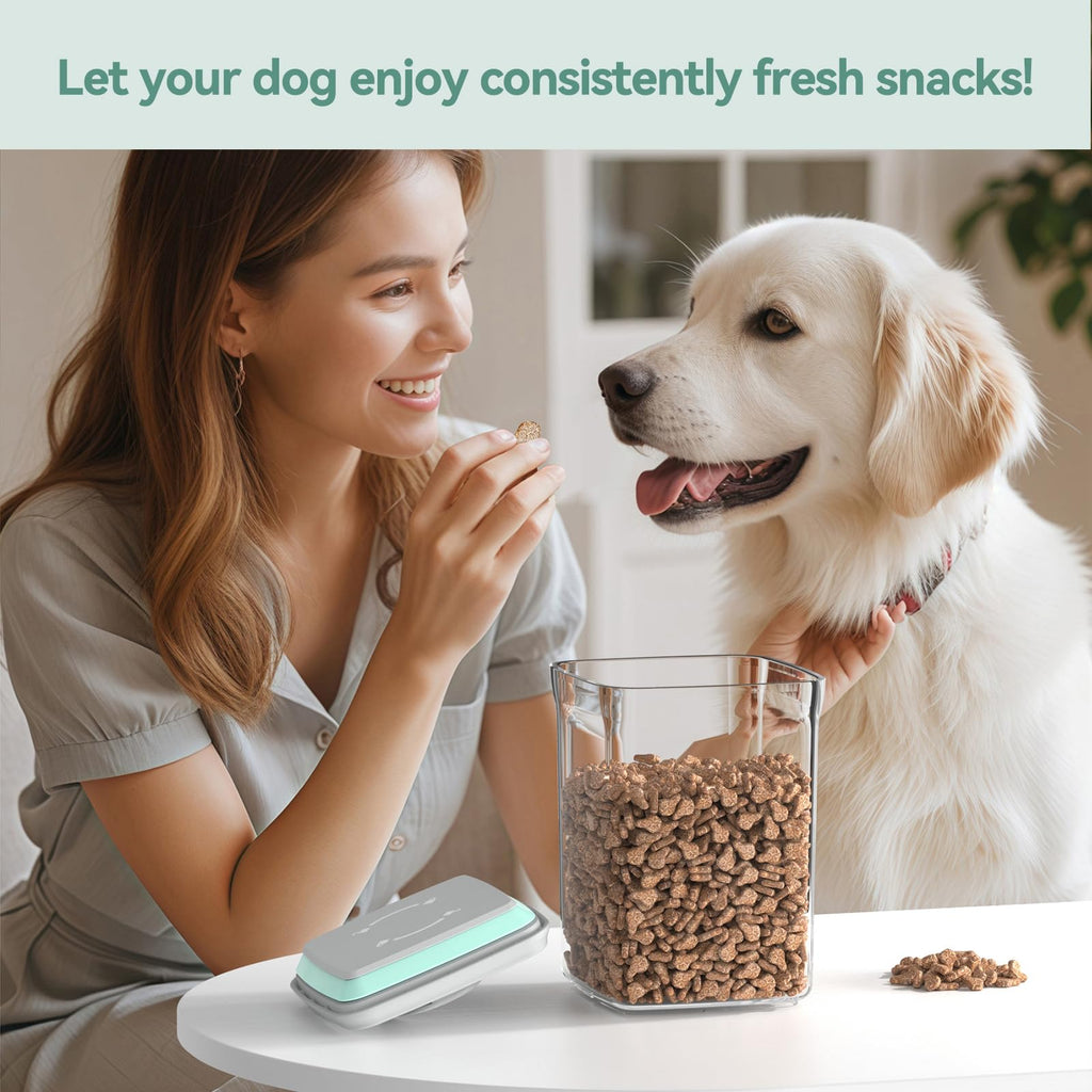 Airtight Treat Jar Container 2PC BPA-Free Z1022