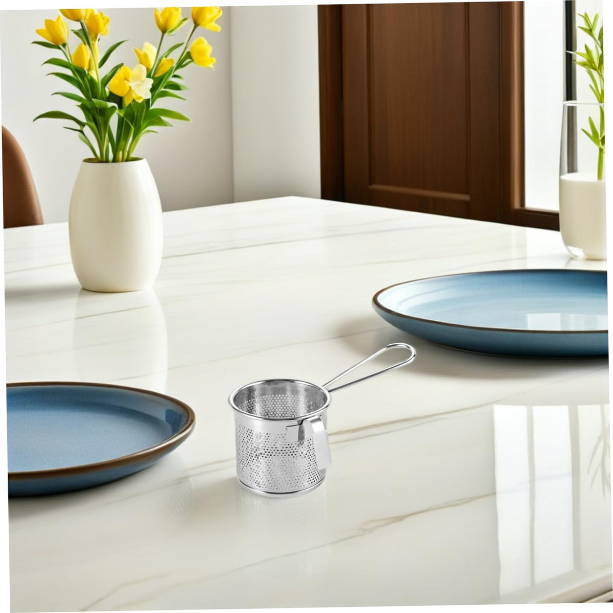 Stainless Steel Mesh Colander with Hook T86601