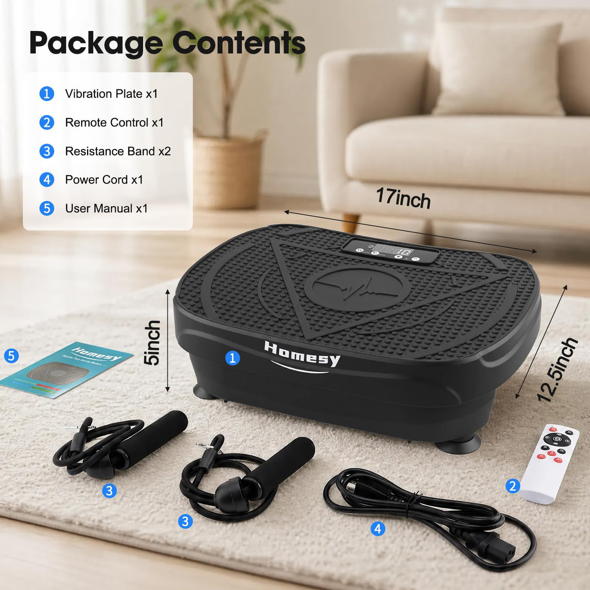 Vibration Plate Exercise Machine V9099