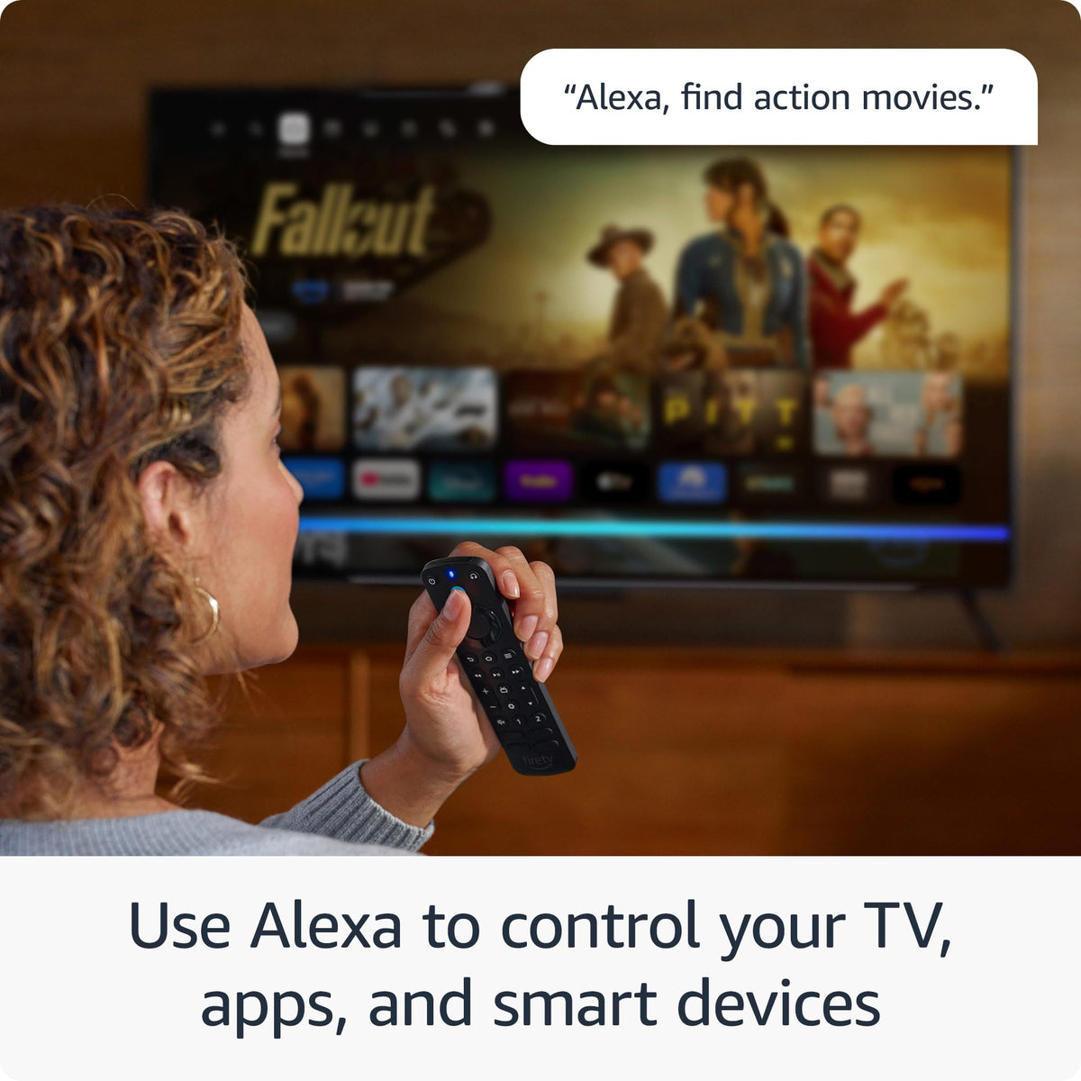 Alexa Voice Remote Pro with Remote Finder and Backlit Buttons F988997