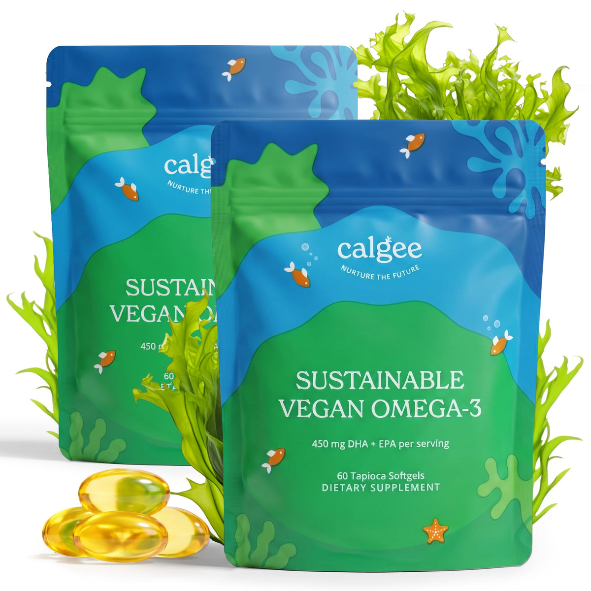 Vegan Omega 3 Algae Oil 120 Count Softgels H8045