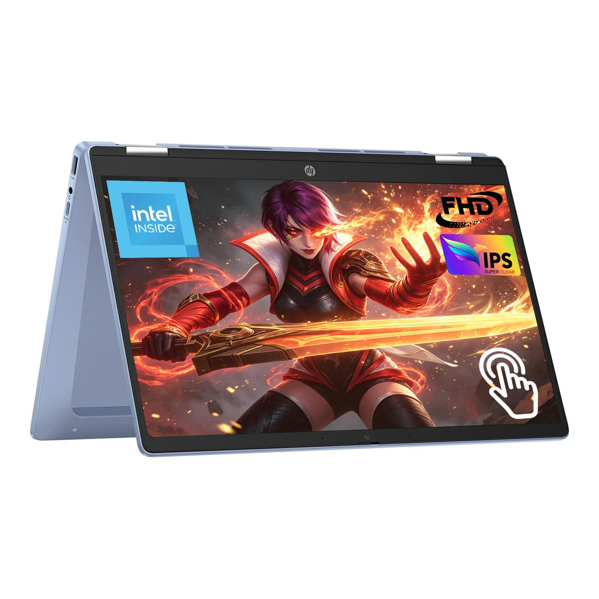 14" 2-in-1 Touch Laptop Intel N100 4GB RAM 64GB Chrome OS A215793