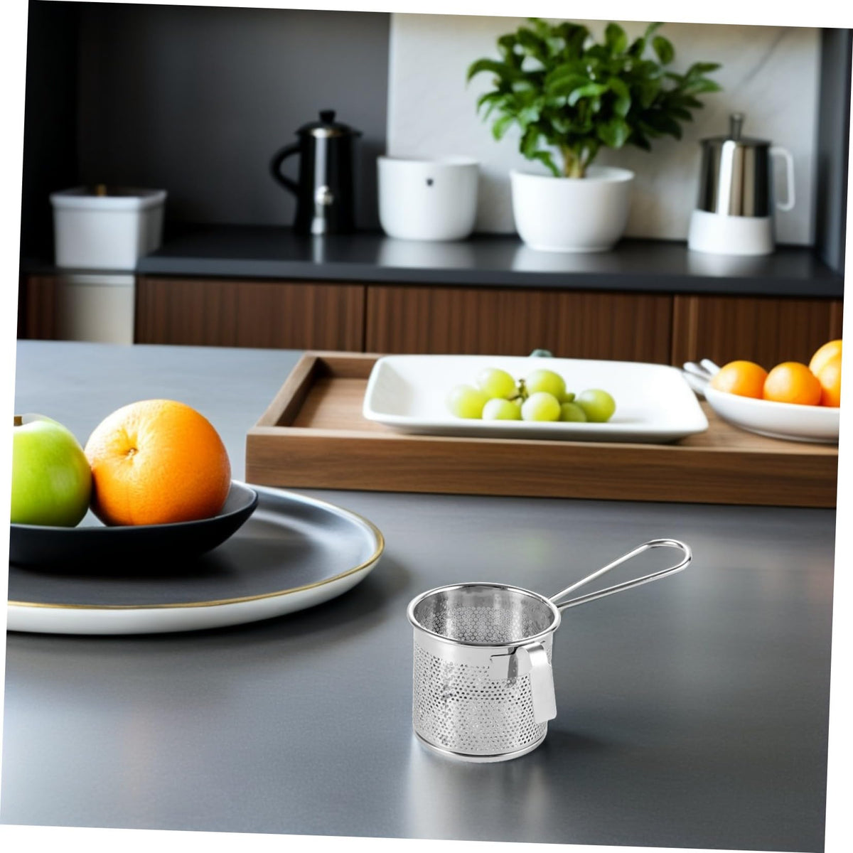 Stainless Steel Mesh Colander with Hook T86601