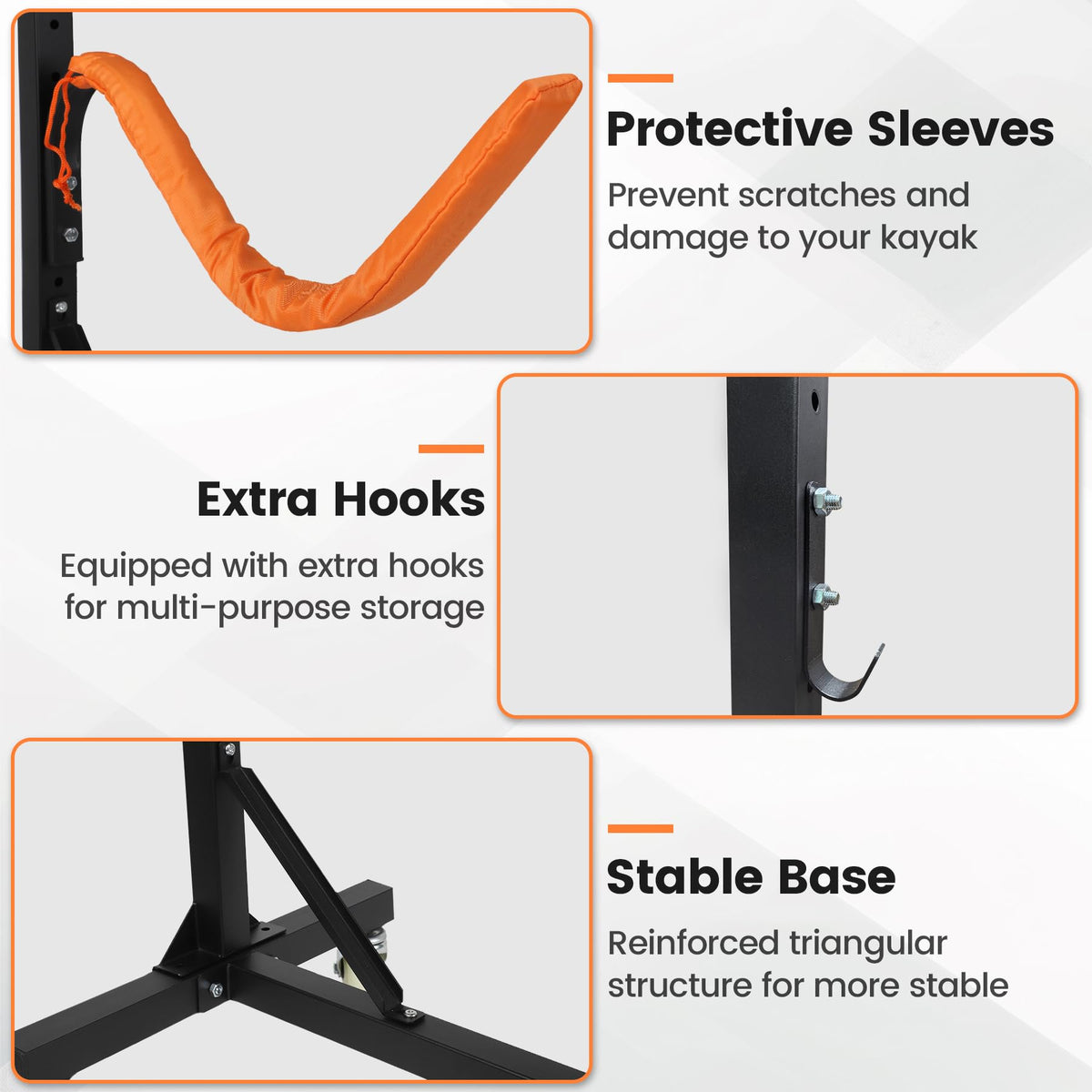 Freestanding Kayak Storage Rack T962